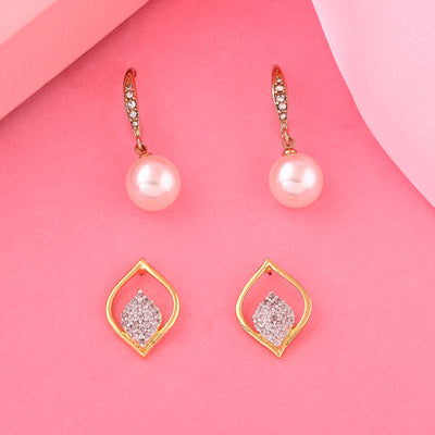 Estele Valentines Day Combo Earrings Perfect Gift For Girls & Women
