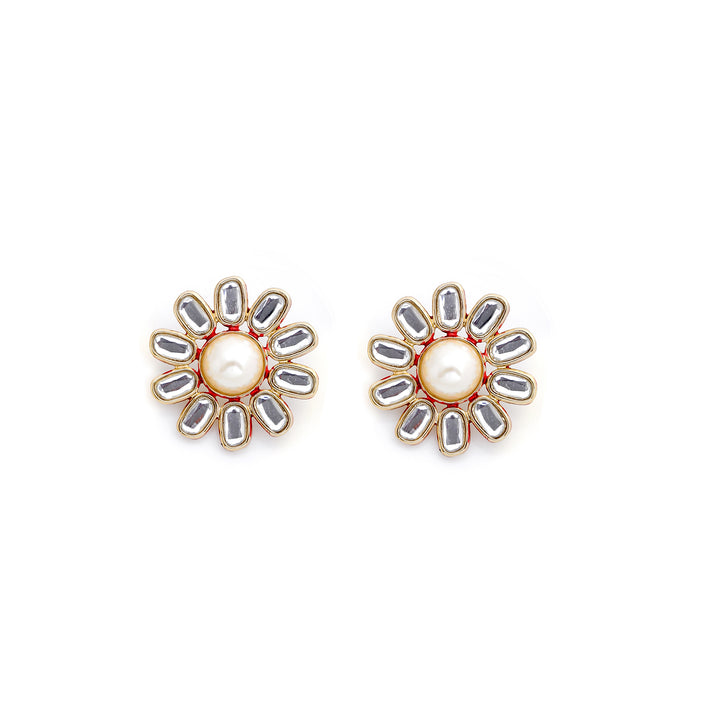 Polki Collection Neutral Designer Pearl Jewelry Necklace