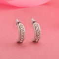 Trendy Candy Stud with fancy White Crystals