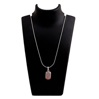 Trendy Candy Pendant with Fancy Red Austrian Diamond Crystals
