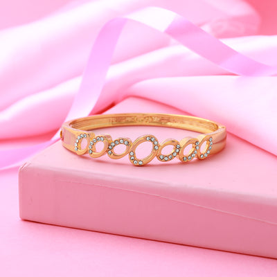 Estele Gold Plated Cuff Bracelet for women