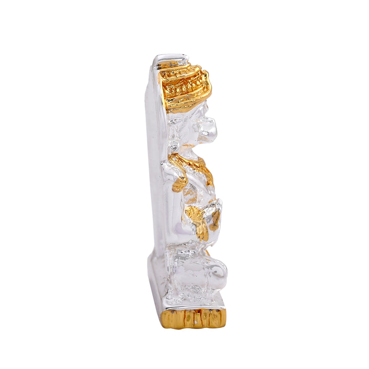 Estele Gold & Rhodium Plated Lord Hanuman Ji Idol (2TN)