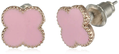 Estele Valentines Day Earrings For Women Multicolour Gold Plated Stud Earrings Set Valentine Day Gift