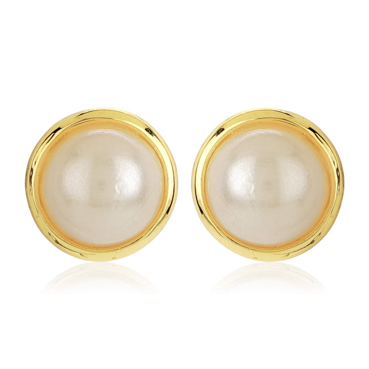 Estele Valentines Day Gift For Wife Stud Pearl Combo Earrings For Girls & Women