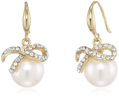 Estele Valentines Day Gift For Wife Pearl Drop Combo Earrings For Girls & Women'