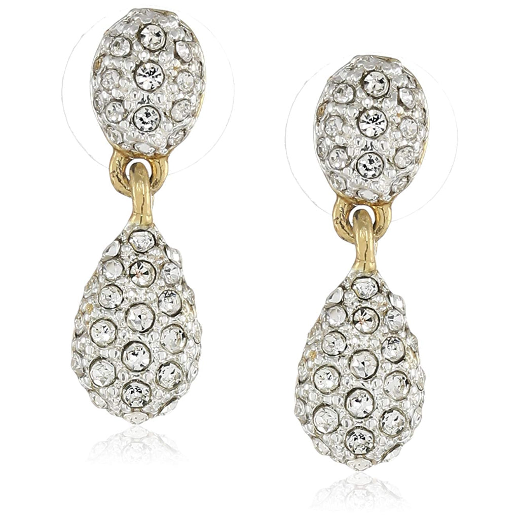Estele Gold and Silver Plated Disco light Drop Earrings for women