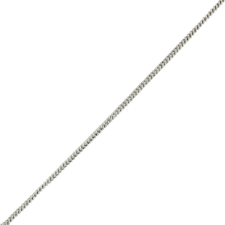 Estele Rhodium Plated Polaris Ring Green Stone Pendant for women / Girls