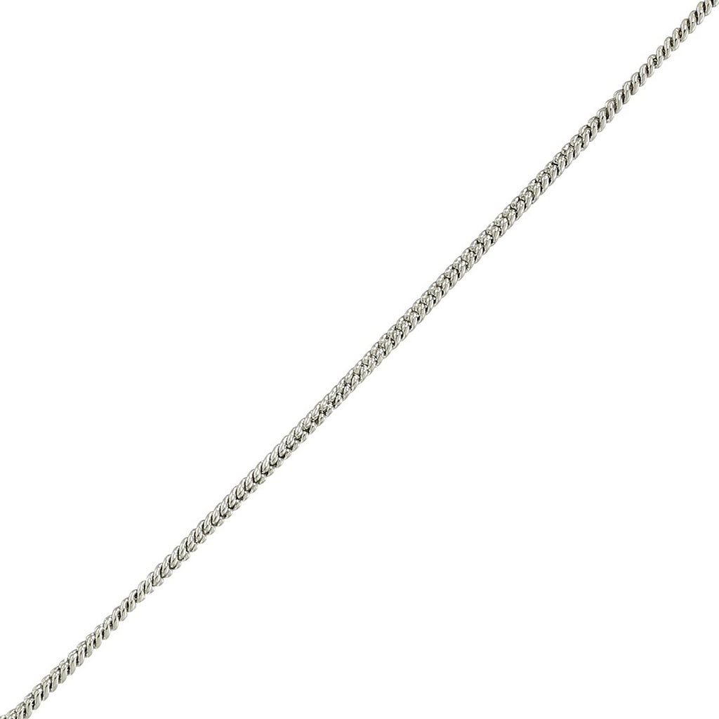 Estele Rhodium Plated Polaris Ring Pendant chain for women