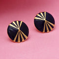 Estele Beautiful black Colour everyday wear trendy Button Studsfor women