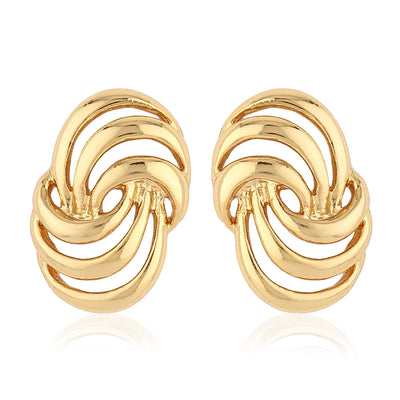Designer Gold Tone Earrings
