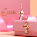 Floral Designer Dangler Earrings