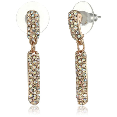 Estele white stone drop earrings limited edition for women