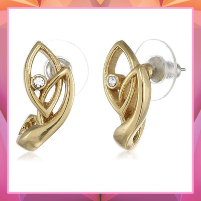 Estele Gold Plated Vogue Stud Earrings for women