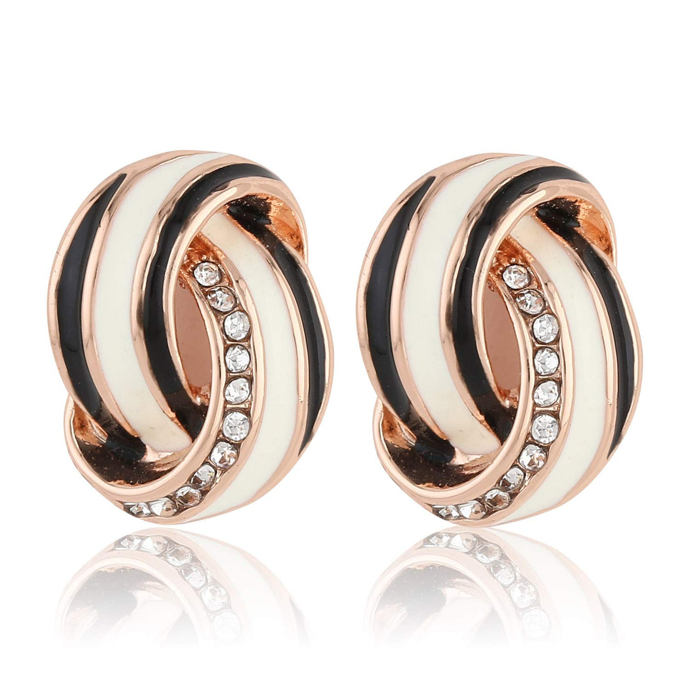 Estele Earrings Jewellery Gifts For Valentines Day (VOILET & WHITE)