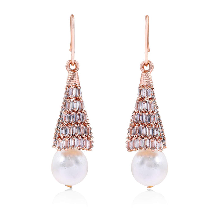Estele Valentines Day Gift For Wife AD Earrings For Girls & Women