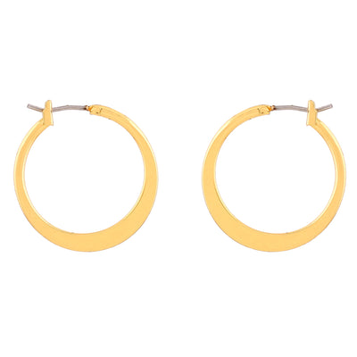 Estele Gold Plated Fashionable Hoop Earrings for Women