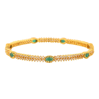 Estele Gold Plated CZ Fascinating Bangles for Women
