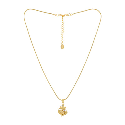 Gold Tone Plated Ganesh Pendant chain