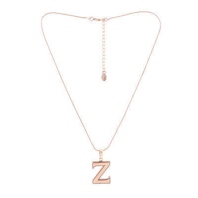 Estele - Charm "Z" Rosegold plated Pendant