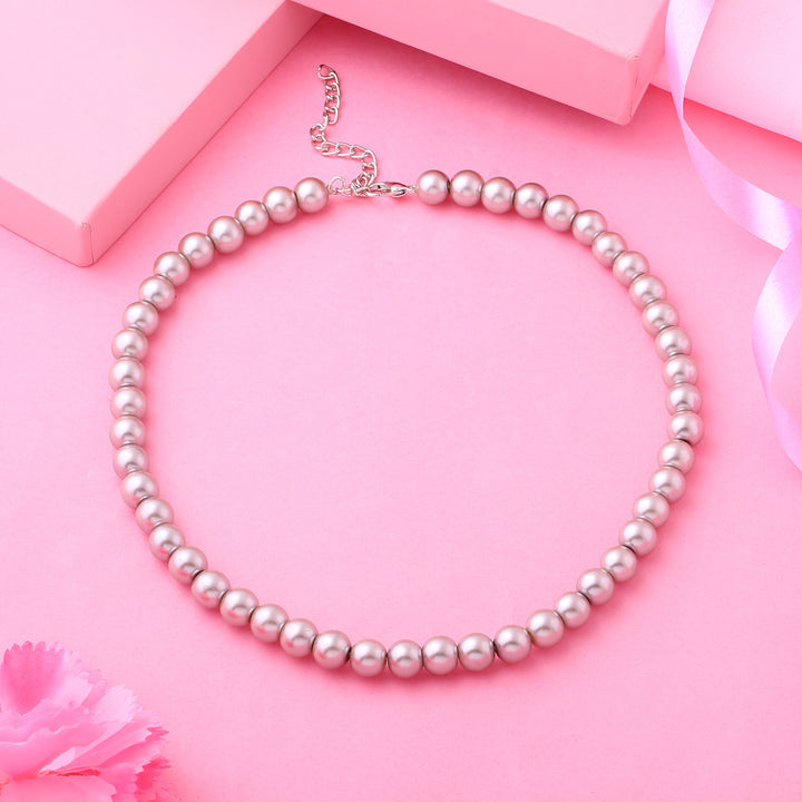 Estele - Purple Single Line Necklace