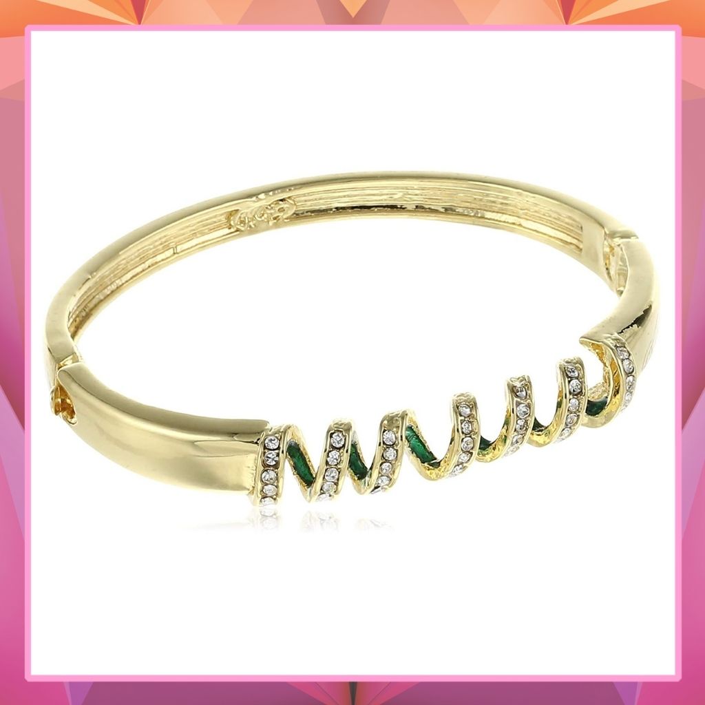 Estele  Gold Plated Designer American Diamond Bracelet for Women