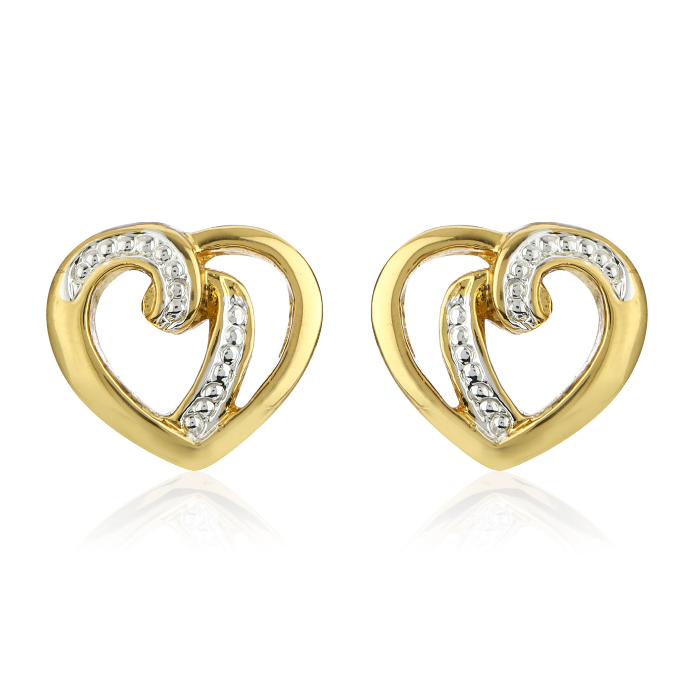 Heart Shape Stud Valentine Gift Earrings