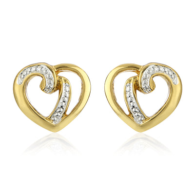 Heart Shape Stud Valentine Gift Earrings