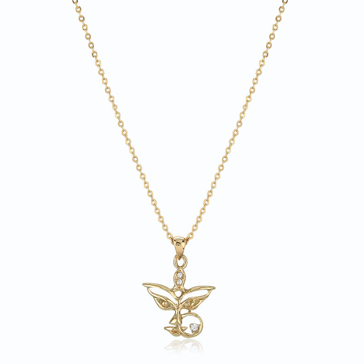 Estele - 24KT Gold Plated Devotional Durga Ma Pendant with Austrian Crystals for Women / Girls