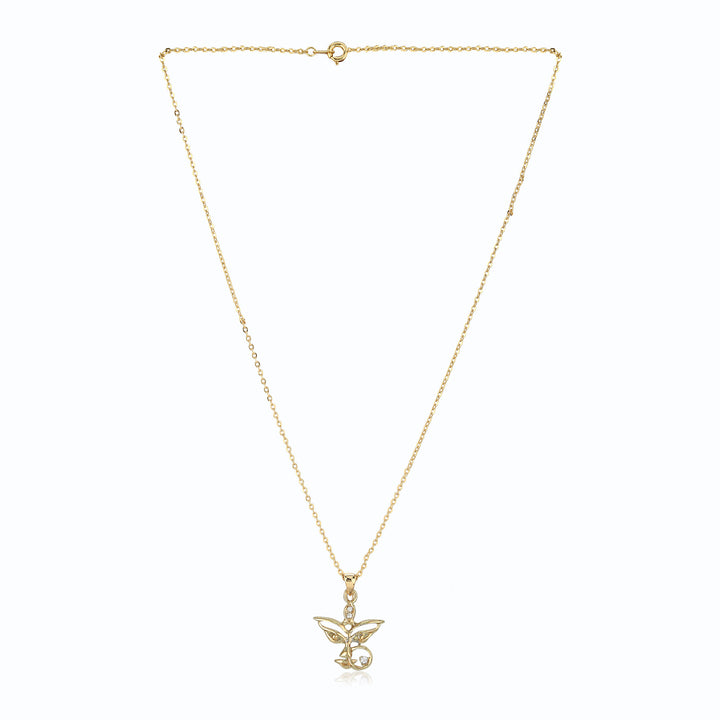 Estele - 24KT Gold Plated Devotional Durga Ma Pendant with Austrian Crystals for Women / Girls