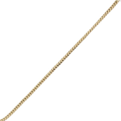 Estele - Gold plated chain with evil eye snake pendant