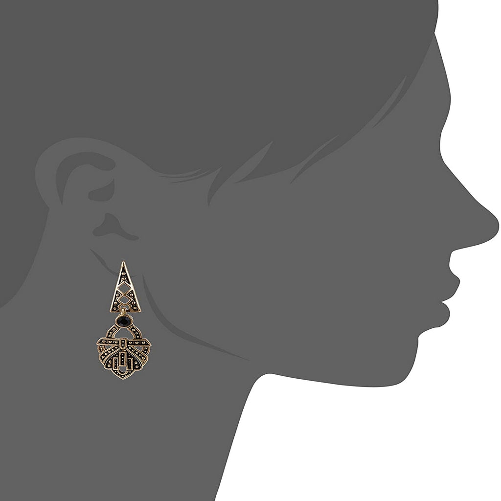 Estele 24 Kt Gold Plated Eiffel Chain Necklaces  for women