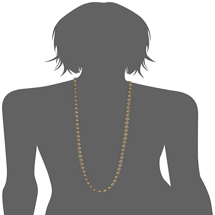 Estele Gold Plated Necklace Pendant Chain for Girls & Women