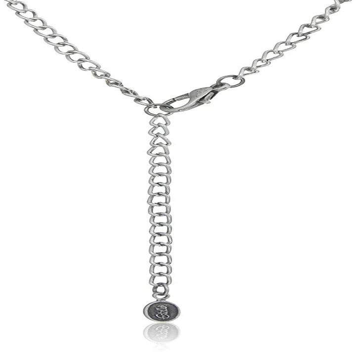 Estele Rhodium Plated Trendy CZ Diamond Designer Necklace Set for Women