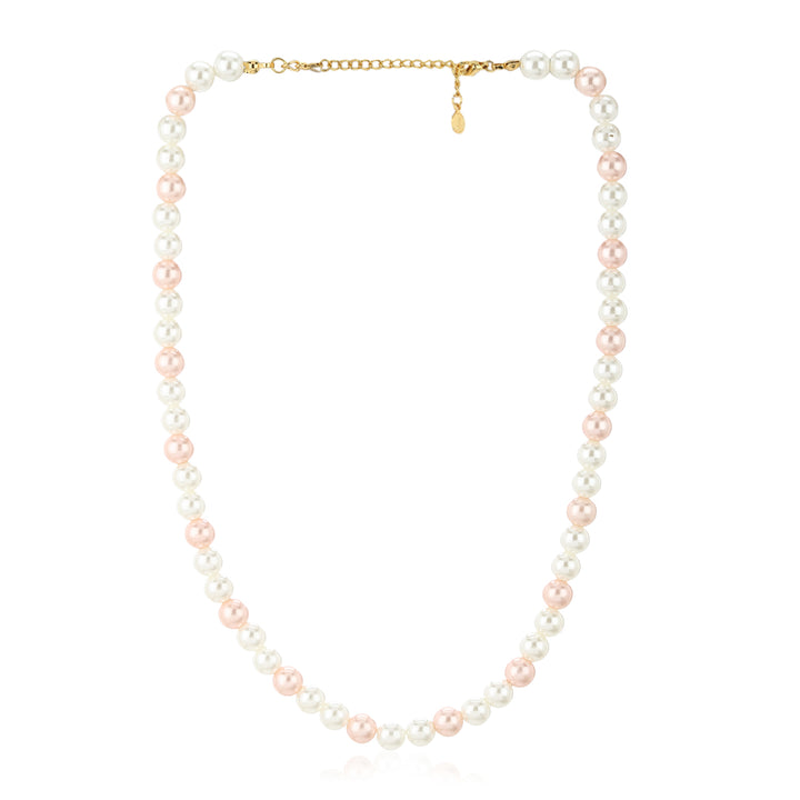 Handcrafted Single Line Flux Pearl Necklace