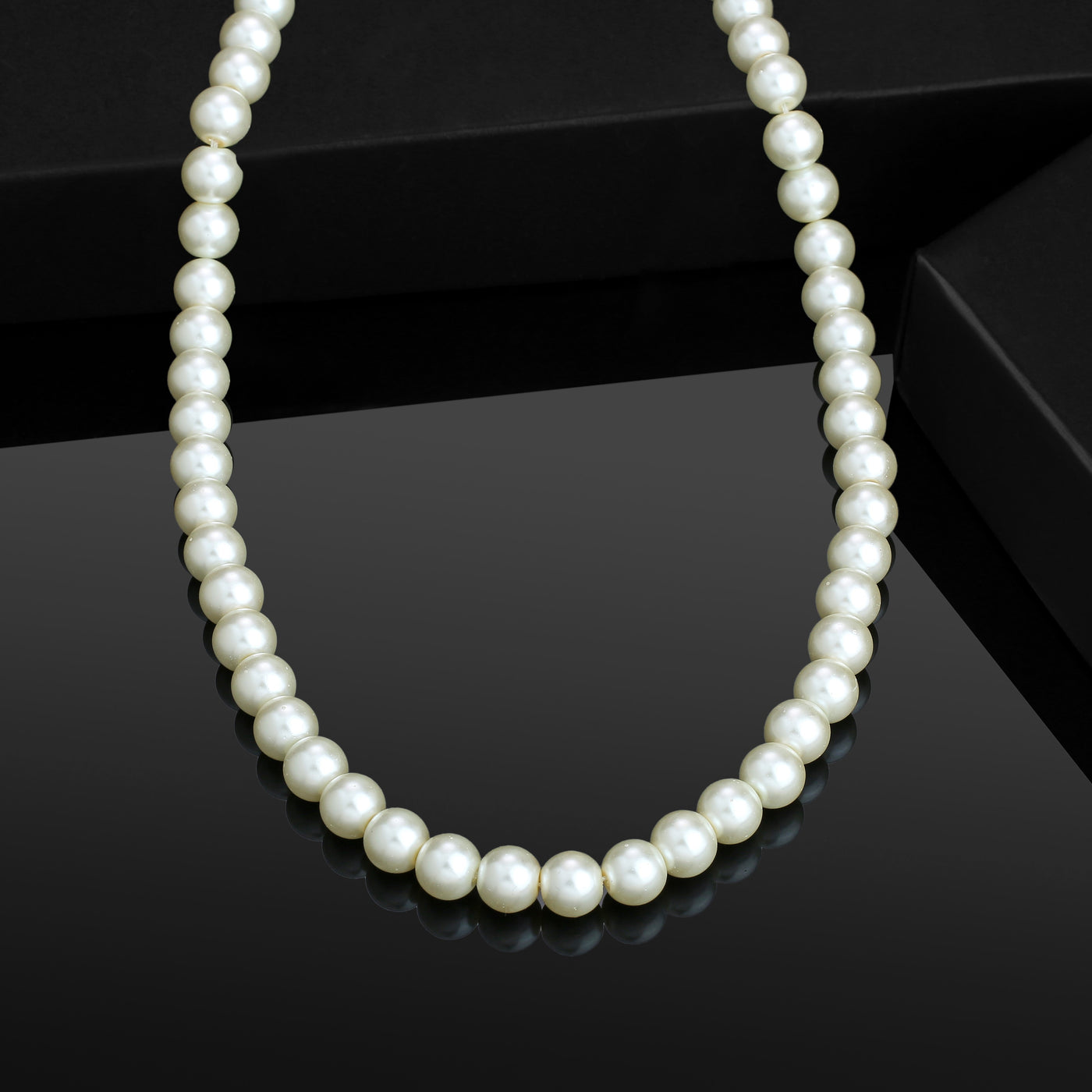 White Pearl Necklace for Women