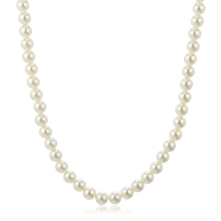 White Pearl Necklace for Women