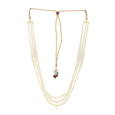 Three Line Pearl Necklace