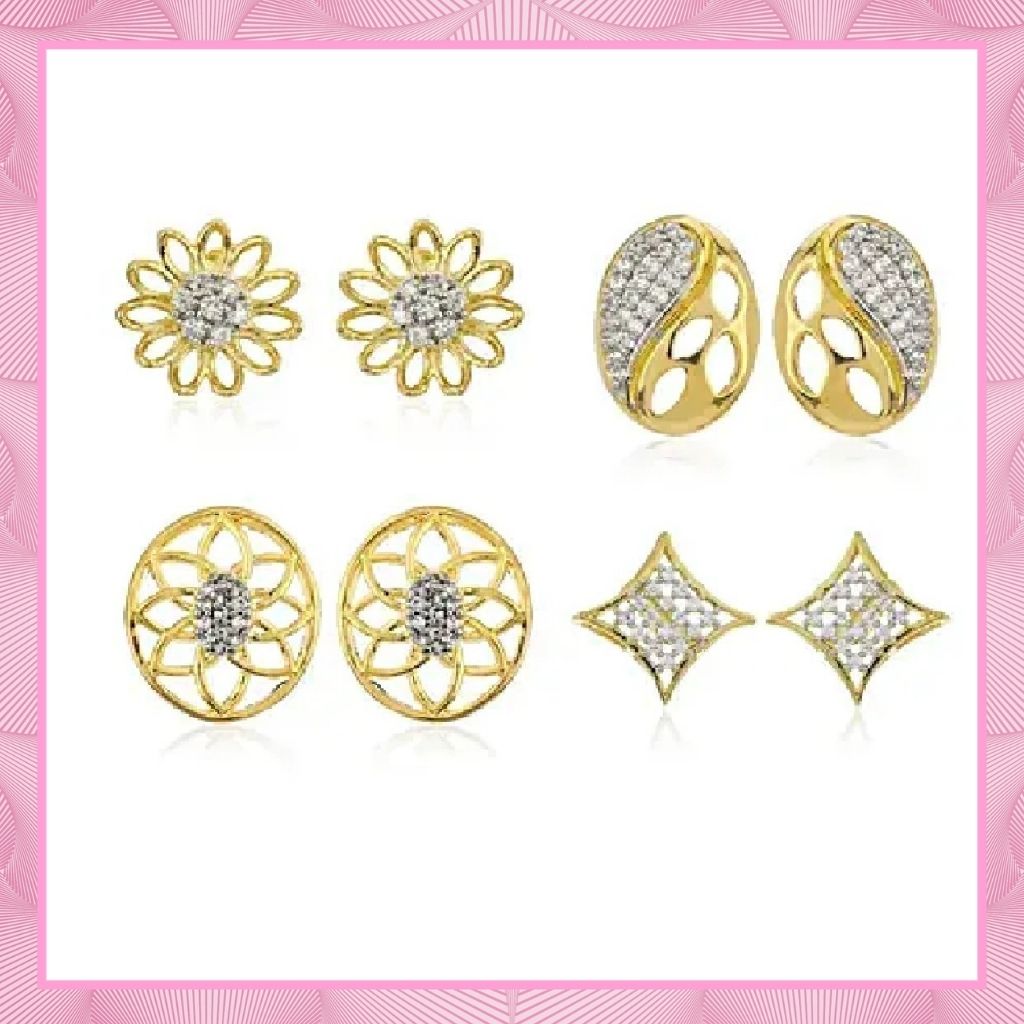 Dazzling Diamante Earrings Combo