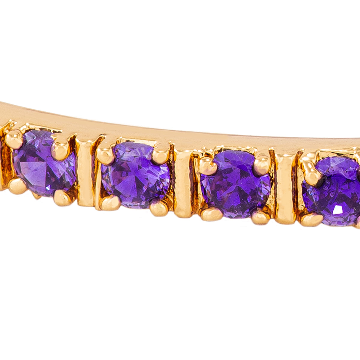 Estele Gold Plated Candy Bracelet with Blue American Diamonds Bracelet(adjustable)