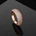 Rosegold Sparkling CZ Ring