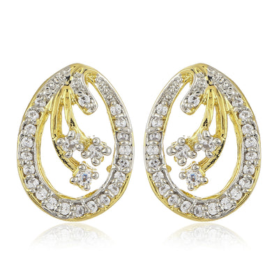 Diamante Earrings Set