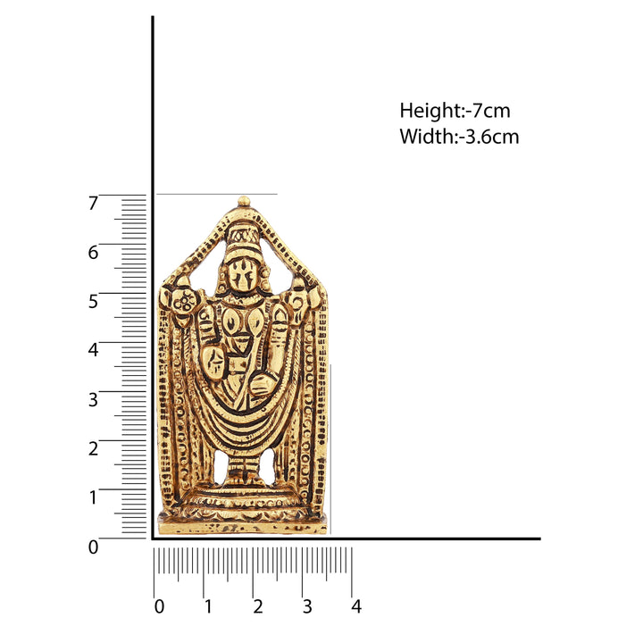 Estele Gold Plated Divine Balaji Idol