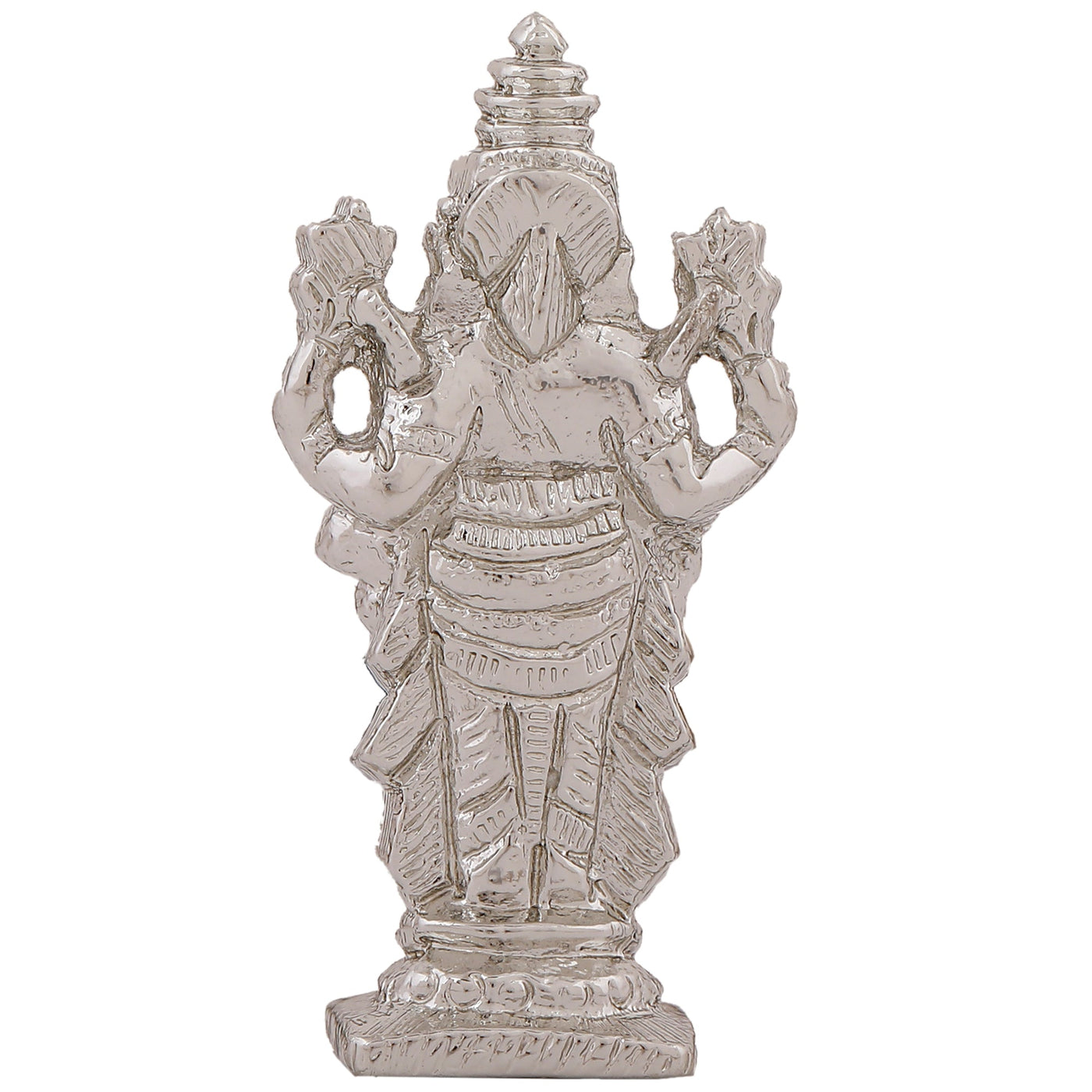 Estele Rhodium Plated Divine Balaji Idol