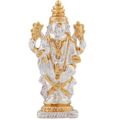 Estele Gold & Rhodium Plated Divine Balaji Idol