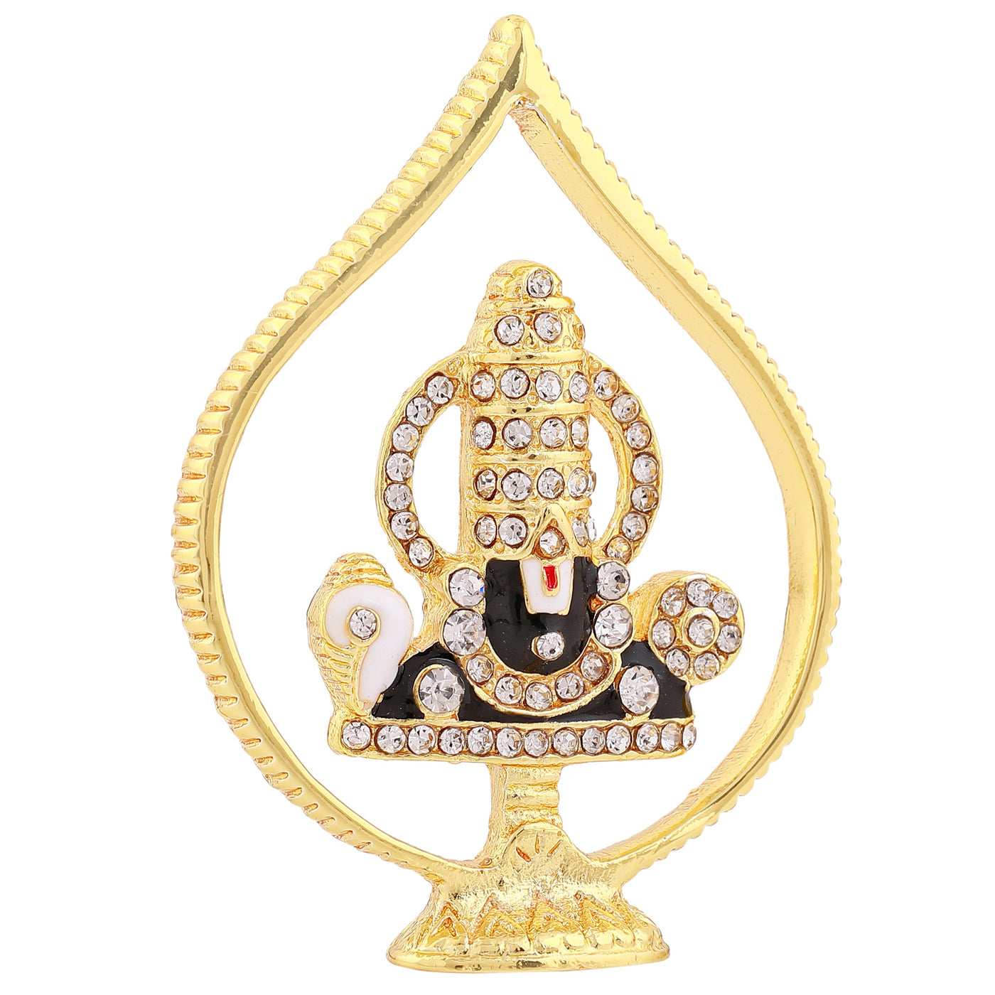 Estele Gold Plated Lord Venkateshwara Idol