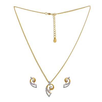 Stylish Gold and Silver plated Designer Conch Necklace