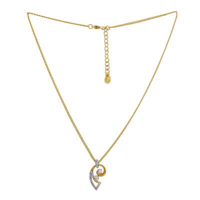 Stylish Gold and Silver plated Designer Conch Necklace