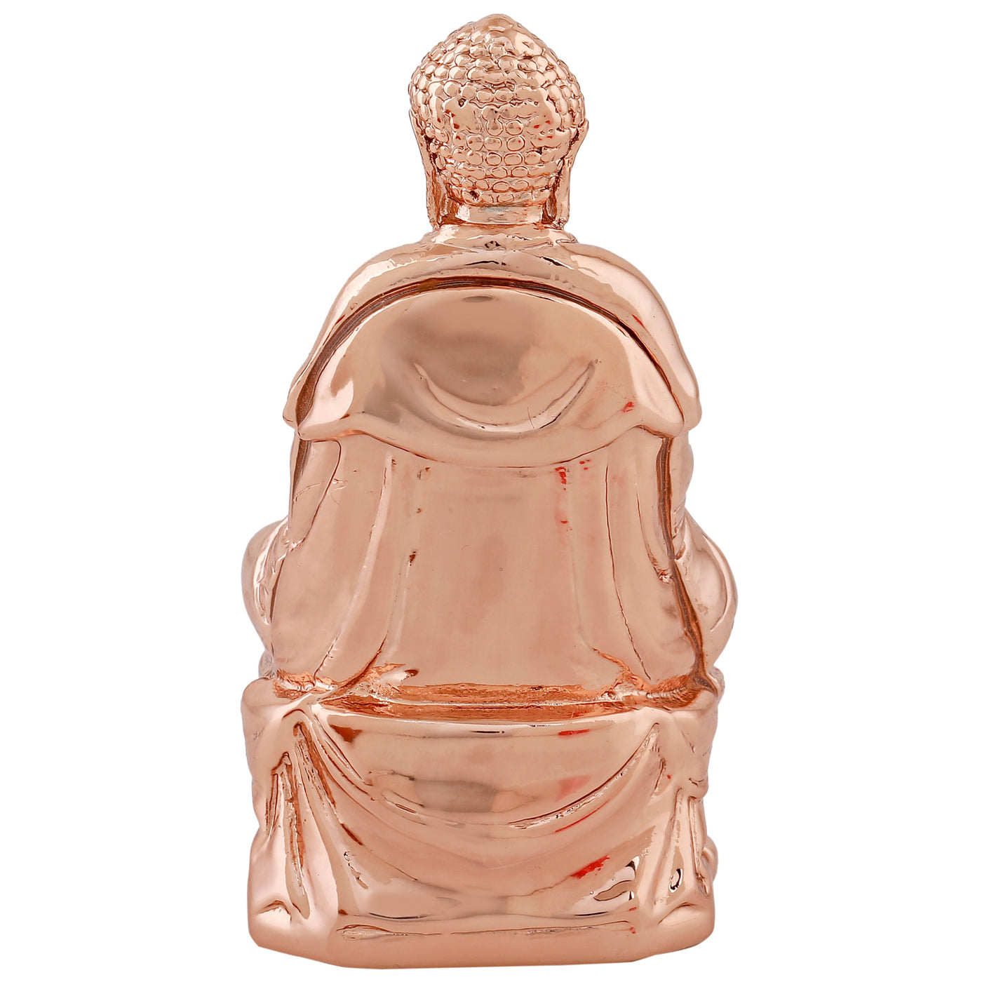 Estele Rose Gold Plated Decorative Meditating Gautam Buddha Idol