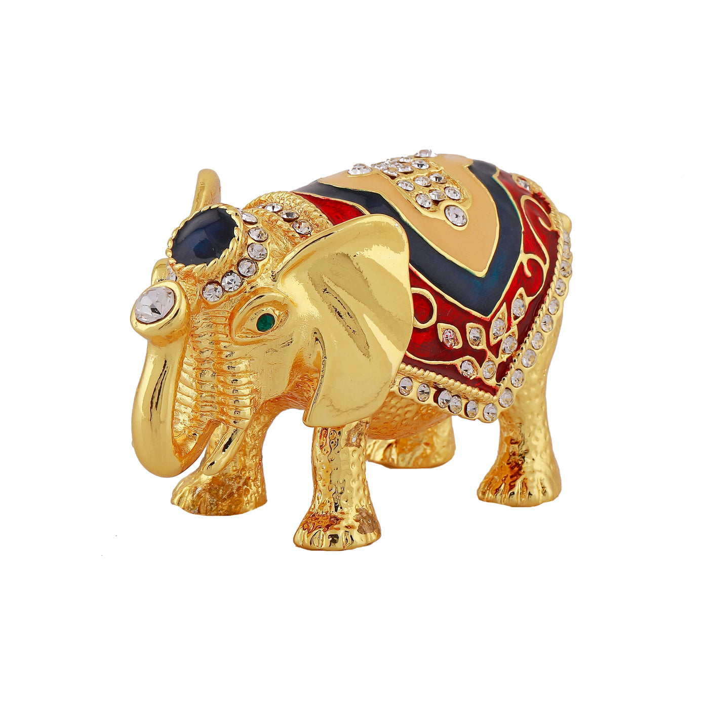 Estele Gold Plated Elephant Idol