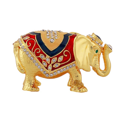 Estele Gold Plated Elephant Idol